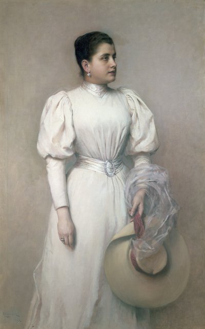 Marie Renard, Hof Operan oopperalaulaja ja Kinskyn vaimo, 1893 tekijältä Leopold Horovitz