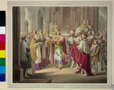 Kuninkaan valinta 1273 tekijältä Leopold Kupelwieser