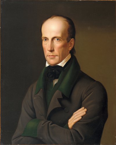 Itävallan arkkiherttua Johannes (1782-1859) muotokuva, Kupelwieser, Leopold (1796-1862). Öljy kankaalle tekijältä Leopold Kupelwieser