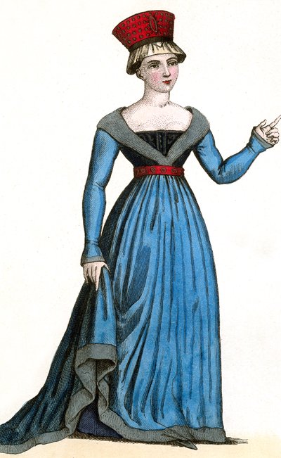 Marie de Fayel Renaud-de-Nanteuilin vaimo ja Marguerite-de-Nanteuilin äiti, Kaarle VII:n hallituskaudella tekijältä Leopold Massard