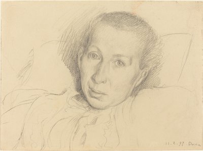 Taiteilijan sisar Marie von Kalckreuth tekijältä Leopold von Kalckreuth