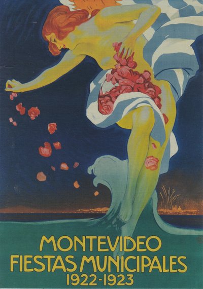 Montevideon kunnalliset festivaalit, 1922. tekijältä Leopoldo Metlicovitz