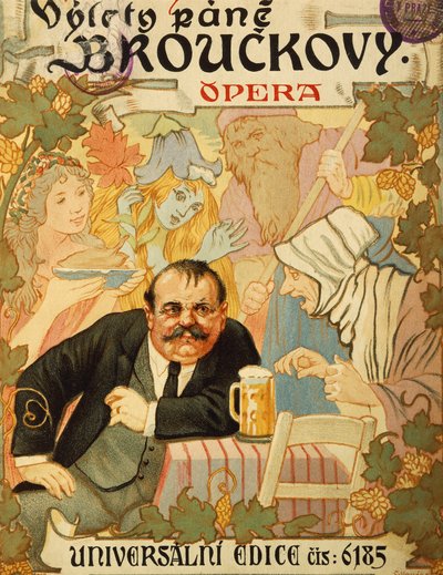 Leos Janacekin teoksen Trips of Mr. Brouck nimiölehti (Leos Janacek) tekijältä Leos Janacek