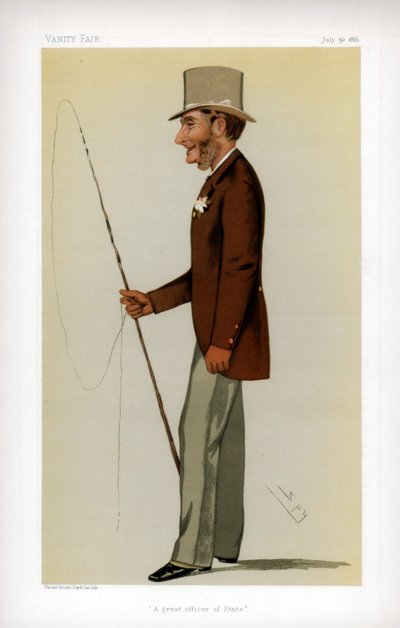 Suuri valtion upseeri, 1881 tekijältä Leslie Matthew Ward