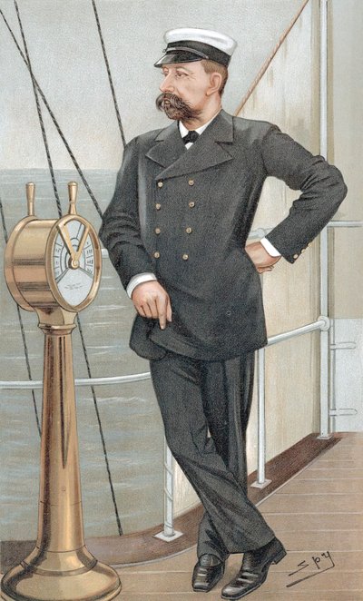 Albert I, Monacon prinssi 1848-1922, amatöörimeritutkija, 1900 tekijältä Leslie Matthew Ward