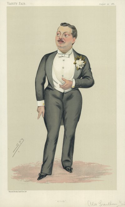 Alexander Grantham Yorke, Alick, 20. elokuuta 1881, Vanity Fair -sarjakuva tekijältä Leslie Matthew Ward