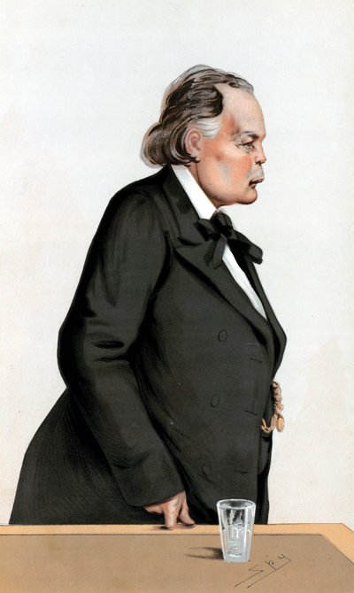 Charles Bradlaugh 1833-1891 brittiläinen vapaa-ajattelija ja sosiaalinen uudistaja tekijältä Leslie Matthew Ward