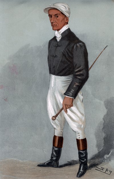 Fred Rickaby, englantilainen jockey 1901. tekijältä Leslie Matthew Ward