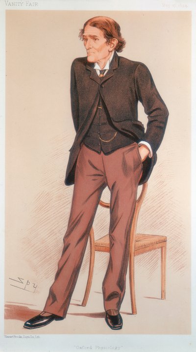 John Scott Burdon-Sanderson, brittiläinen fysiologi, 1894 tekijältä Leslie Matthew Ward