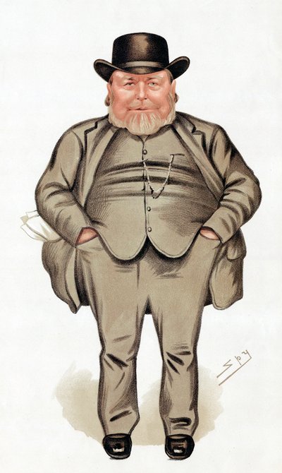 Joseph Arch 1826-1919, englantilainen maataloustyöntekijä, ammattiyhdistysaktivisti ja poliitikko, 1886 tekijältä Leslie Matthew Ward