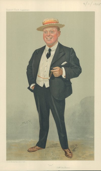 Leo Trevor, Leo, 2. marraskuuta 1905, Vanity Fair -sarjakuva. tekijältä Leslie Matthew Ward