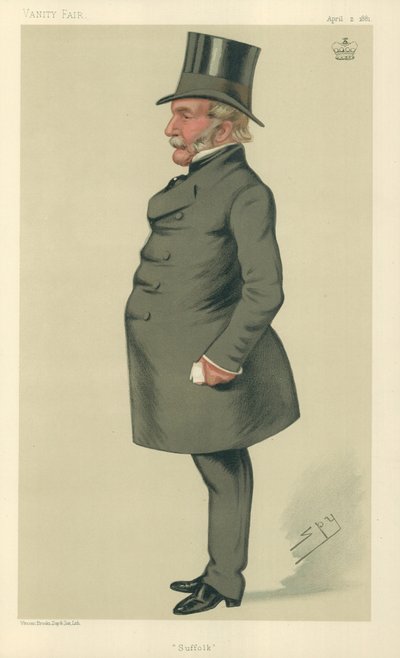 Lord Waveney, Suffolk, 2. huhtikuuta 1881, Vanity Fair -sarjakuva tekijältä Leslie Matthew Ward