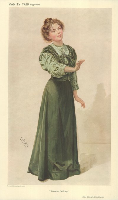 Miss Christabel Pankhurst tekijältä Leslie Matthew Ward