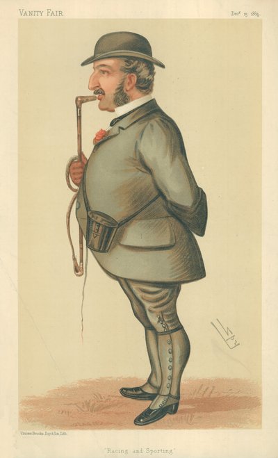 Herra Leopold de Rothschild, Kilpa- ja urheilu, 13. joulukuuta 1884, Vanity Fair -sarjakuva tekijältä Leslie Matthew Ward