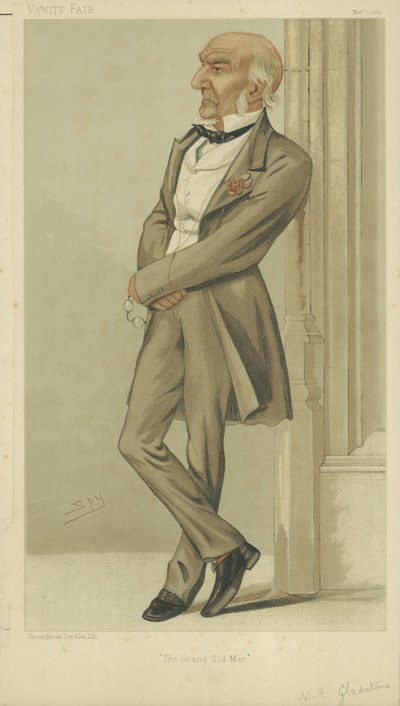 herra William Ewart Gladstone tekijältä Leslie Matthew Ward
