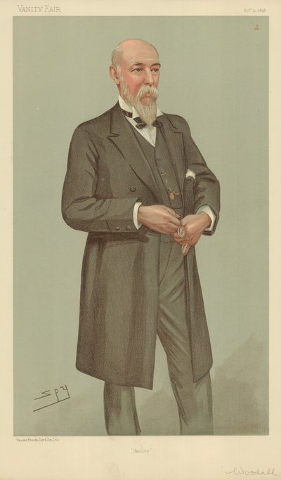 Mr William Woodall, Hanley, 15. lokakuuta 1896, Vanity Fair -sarjakuva tekijältä Leslie Matthew Ward