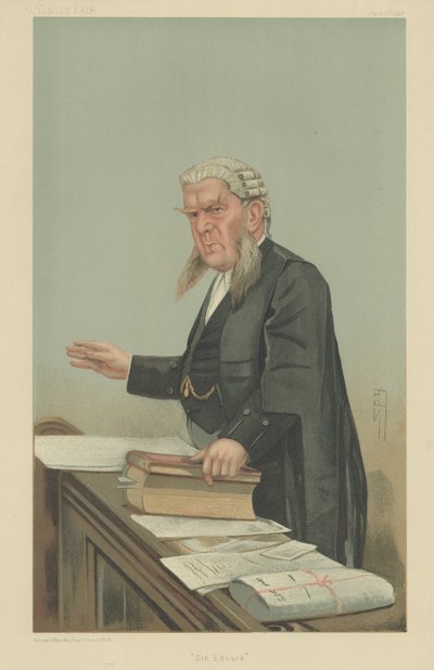 Sir Edward George Clarke tekijältä Leslie Matthew Ward