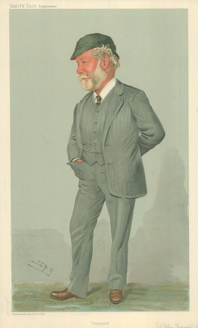 Sir John Isaac Thornycroft, Destroyers, 19. tammikuuta 1905, Vanity Fair -sarjakuva tekijältä Leslie Matthew Ward