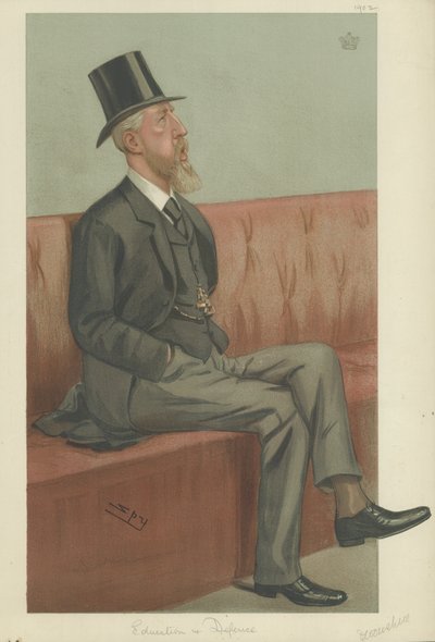 Devonshiren herttua (väri litho) tekijältä Leslie Matthew Ward