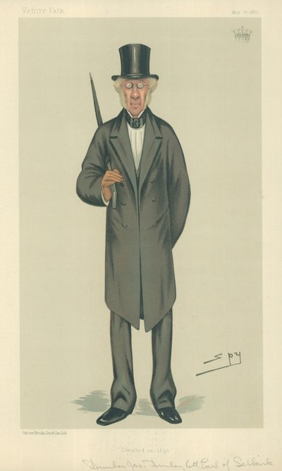 The Earl of Selkirk, luotu vuonna 1646, 20. toukokuuta 1882, Vanity Fair -sarjakuva tekijältä Leslie Matthew Ward