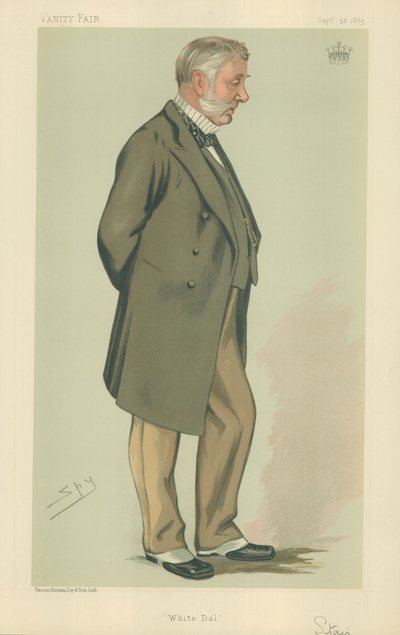 The Earl of Stair, White Dal, 22. syyskuuta 1883, Vanity Fair -sarjakuva tekijältä Leslie Matthew Ward
