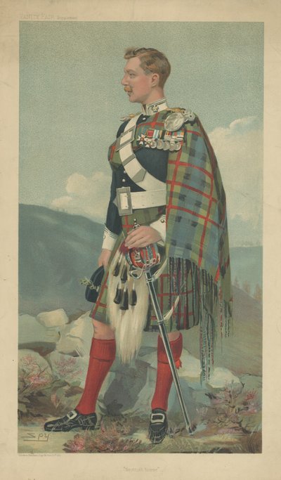 Tullibardinen markiisi (väri litho) tekijältä Leslie Matthew Ward