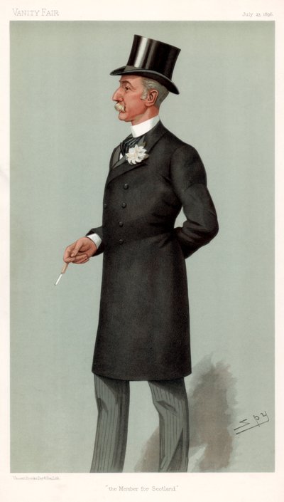 Skotlannin jäsen, Sir Lewis McIver, skotlantilainen poliitikko, 1896. tekijältä Leslie Matthew Ward