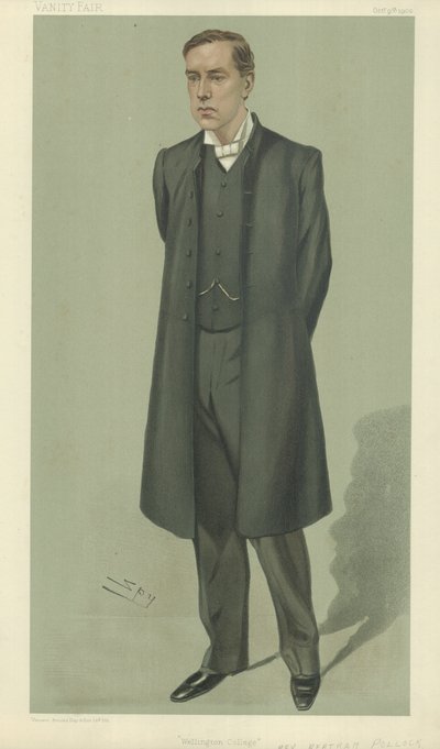 Pastori Bertram Pollock (väri litho) tekijältä Leslie Matthew Ward