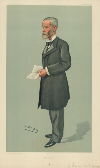 The Right Hon Sir John Gordon Sprigg, The Cape, 16. syyskuuta 1897, Vanity Fair -sarjakuva tekijältä Leslie Matthew Ward