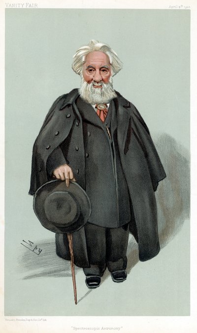 William Huggins, brittiläinen tähtitieteilijä ja spektroskopi, 1903 tekijältä Leslie Matthew Ward