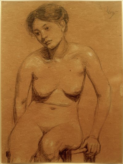 Mädchenakt tekijältä Lesser Ury
