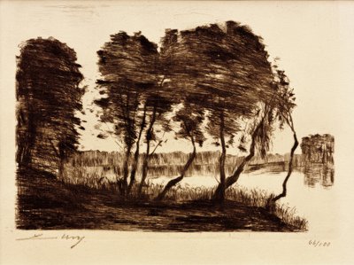 Schlachtensee I tekijältä Lesser Ury