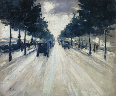 The Embankment, Lontoo, 1926 tekijältä Lesser Ury