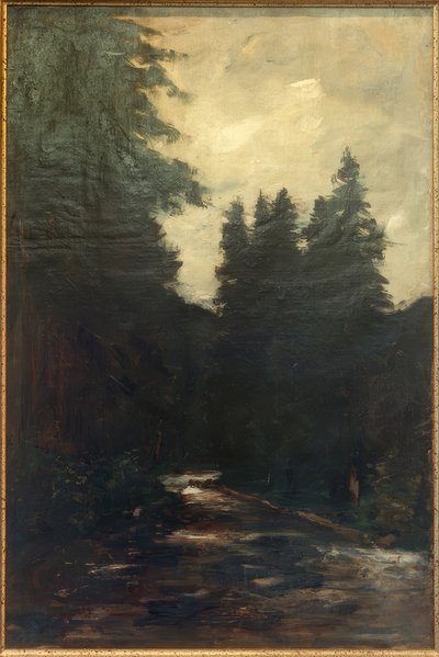 Thüringische Landschaft tekijältä Lesser Ury