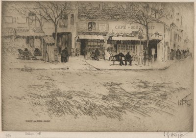 Cafe du Rond Point tekijältä Lester George Hornby