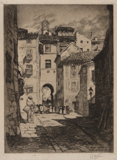Carrer que porta a la plaça de Zocodover, finlandès de Toledo tekijältä Lester George Hornby