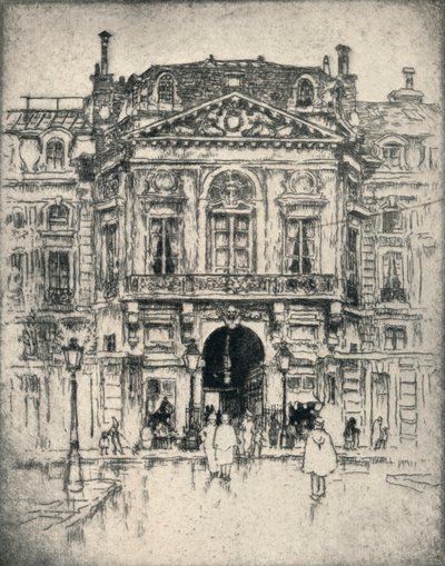"Porte de Valois, Palais-Royal", 1915 tekijältä Lester George Hornby