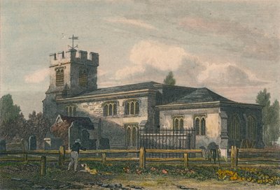 "Finchley Church, Middlesex", 1815 tekijältä Letitia Byrne