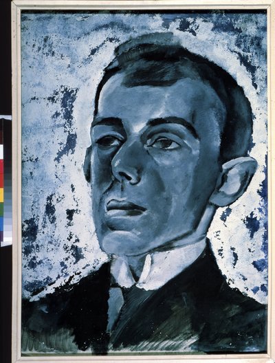 ""Runoilija Ossip Mandelstamin (1891-1938) muotokuva"" Lev Alexandrovich Brunin (1894-1948) maalaus Yksityinen kokoelma tekijältä Lev Aleksandrovitc Bruni