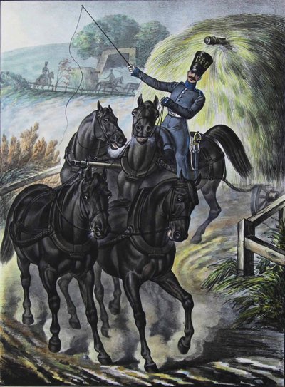 Kaartin huoltojunaprikaatin sotilas, 1829 tekijältä Lev Alexandrovich Belousov