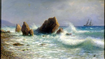 Livadian rannalla, 1895. tekijältä Lev Felixovich Lagorio