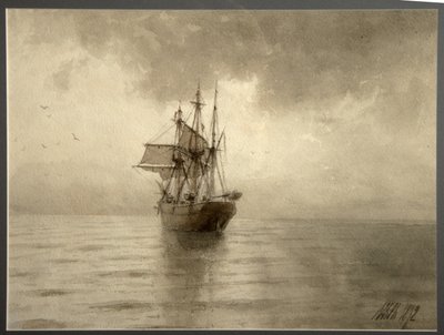 Purjelaiva, 1892 tekijältä Lev Felixovich Lagorio