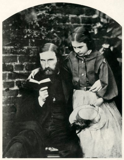 George Macdonald ja hänen tyttärensä Lilia Scott MacDonald, s. 1863, 1948. tekijältä Lewis Carroll