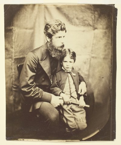 Pastori James Langton Clark ja poika Charles (Robin) tekijältä Lewis Carroll