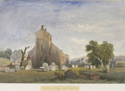 Flash Chapel: akvarellimaalaus ja [c 1830-1840] tekijältä Lewis John Wood