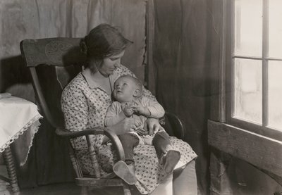 Oklahoma Madonna, (Punaisen Ristin kuivuuspalvelu) tekijältä Lewis Wickes Hine