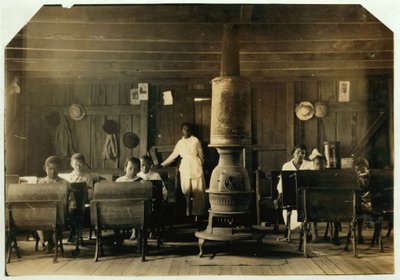 Eriytetty koulu Anthostonissa, Kentucky, 1916 tekijältä Lewis Wickes Hine