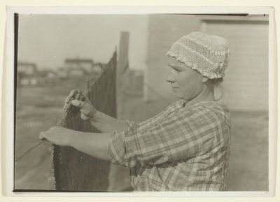 Slaavilaisen kaivostyöläisen vaimo, New Dubois, Pennsylvania tekijältä Lewis Wickes Hine