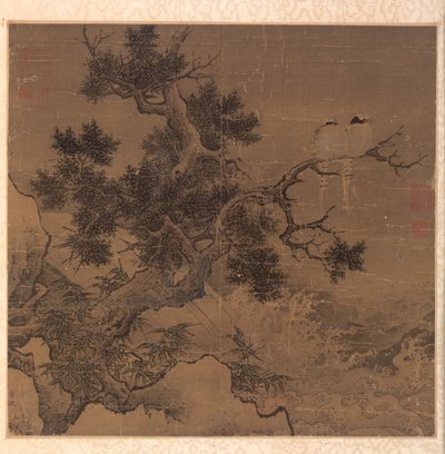 Linnut puussa kaihien yläpuolella, 1127-1279. tekijältä Li Di