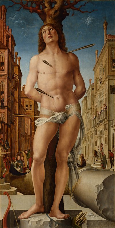 Saint Sebastian, 1495 - noin 1500 tekijältä Liberale